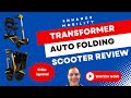 Automatic Folding Transformer Mobility Scooter Review.