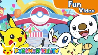 Pokémon Theme Park | Pokémon Fun Video | Pokémon Kids TV​