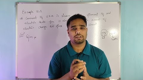 Electricity Class 10 science Example 12.1 Chapter -12 (solution)