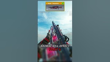 Animal Kill Effects in COD Mobile - Part 6 #shorts #viral