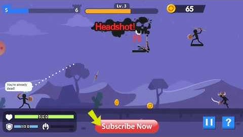 NOOB VS PRO Stickman Master Archer Legends Level 1