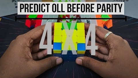 How to Predict OLL before 4x4 Parity Alg. | For both 1-look and 2-look OLL Solvers