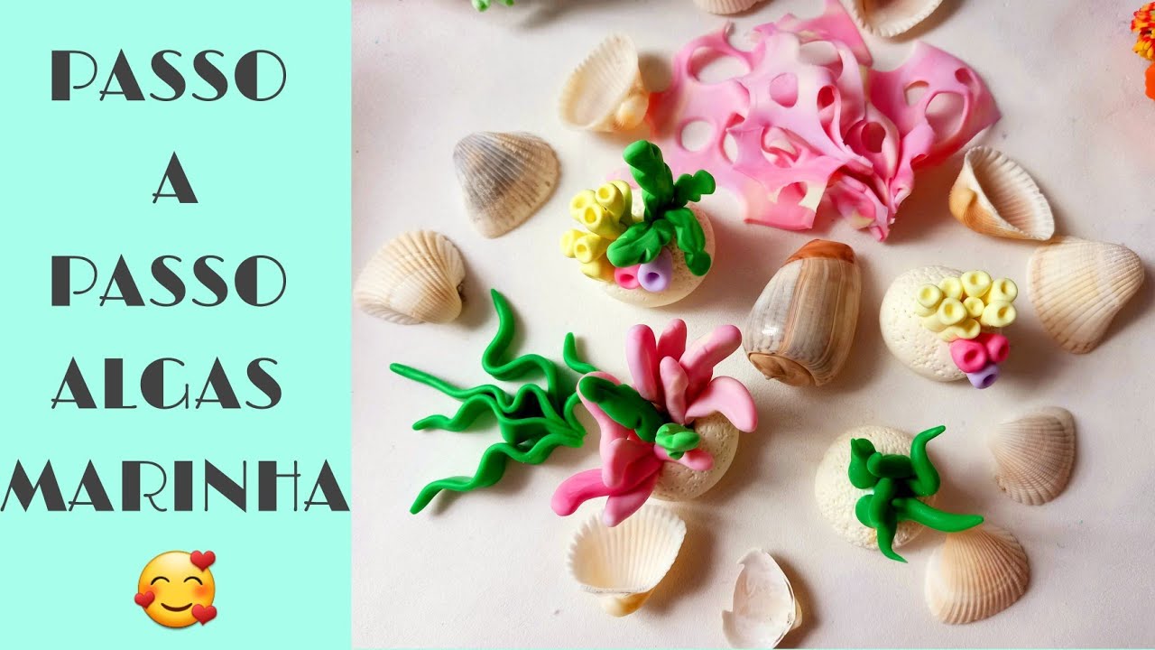 Algas marinhas de biscuit 🥰