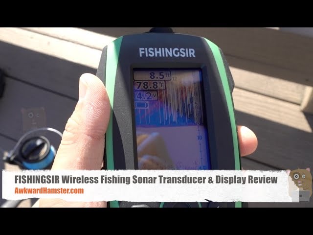 FISHINGSIR Wireless Fishing Sonar Transducer & Display Review 