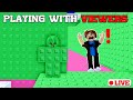 Playing Roblox with Viewers LIVE! | Join My Game & Have Fun 🎉