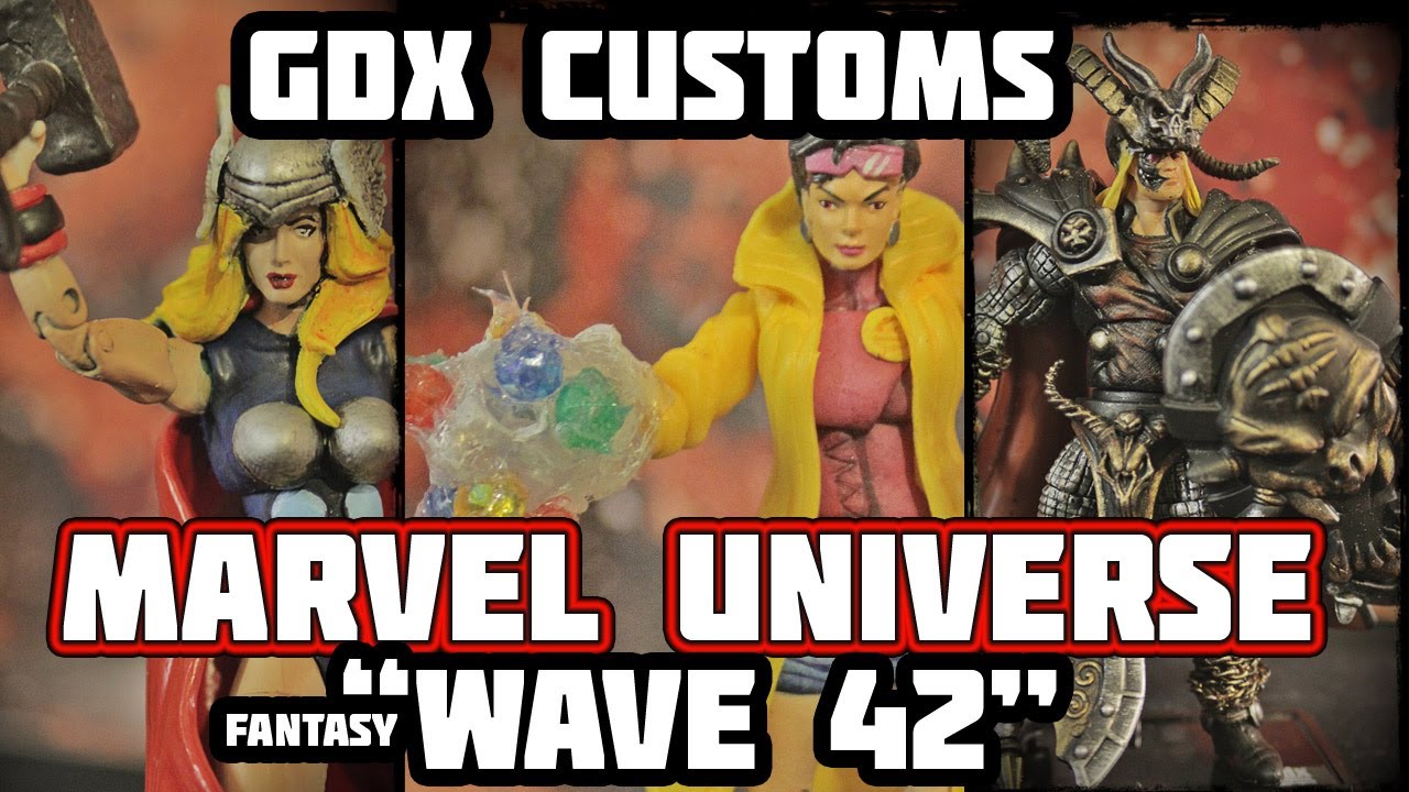 GDX CUSTOM ACTION FIGURE SHOWCASE WAVE 42 JUBILEE RAGNAROK UNLEASHED THORDIS YouTube
