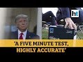 Trump unveils a new 5-minute coronavirus test device