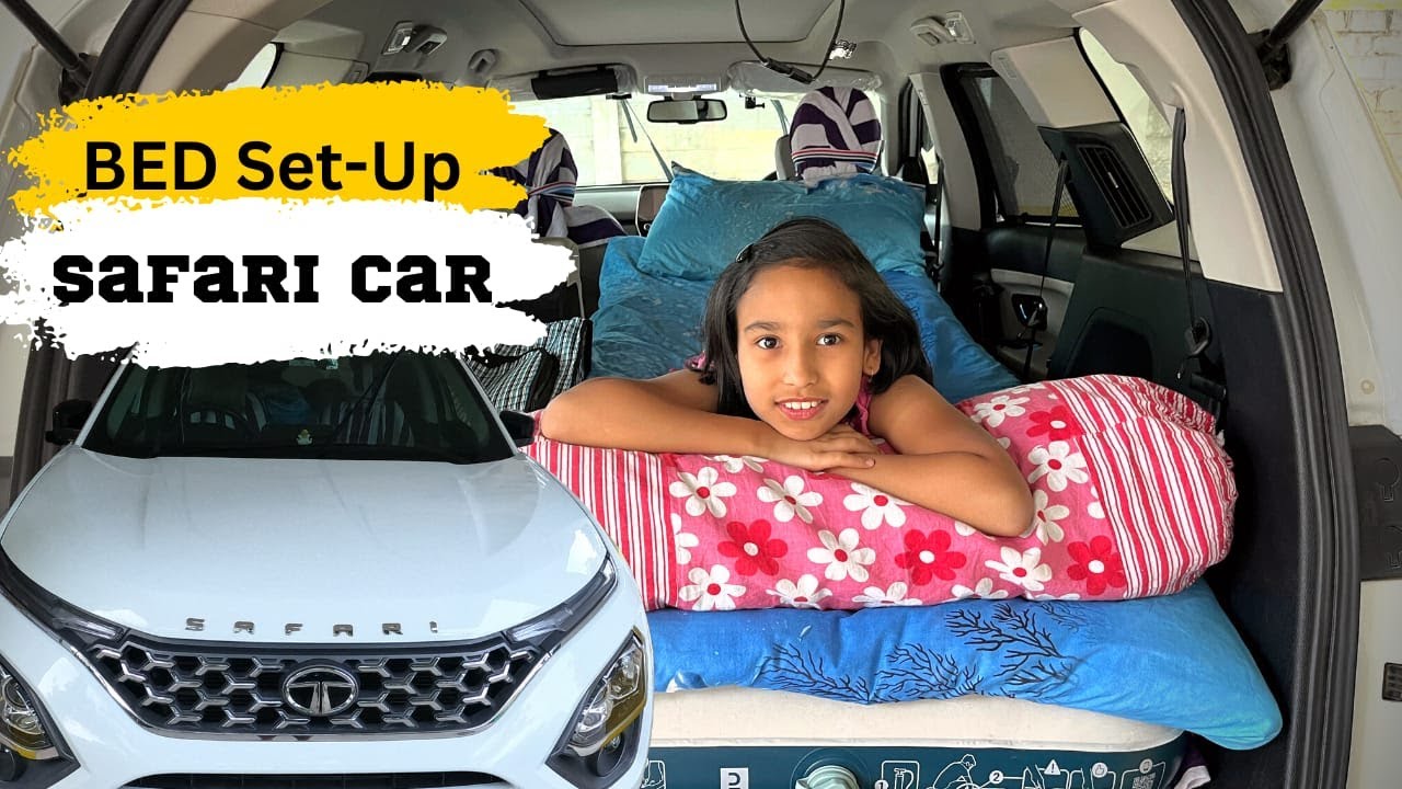Tata Safari Car Camping | Sleeping in Tata Safari | Tata Safari Boot Space | Bedroom on Wheels