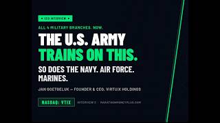 The U.S. Military Is Training on His VR Treadmill — Virtuix CEO Jan Goetgeluk Returns | VTIX