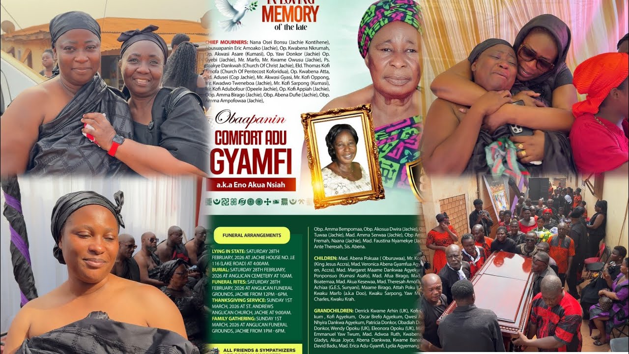 Celebration of Life for Obaapinin Comfort Adu Gyamfi💔Rest Well Great Grandma Forever in Our Hearts🕊️