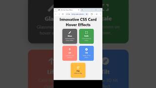 Innovative CSS Card Hover Effects You Need to Try!