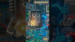 Voltage Regulator: The Stability Expert! ⚖️#EngineeringLife #HardwareDesign #TechSimplified #learn