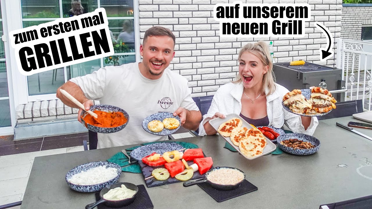 Wir Grillen Alles auf Unserem Neuen Grill