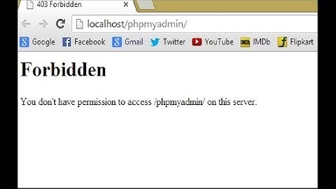 How to remove Forbidden You don