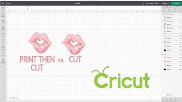 CUT VS. PRINT THEN CUT- CRICUT DESIGN SPACE