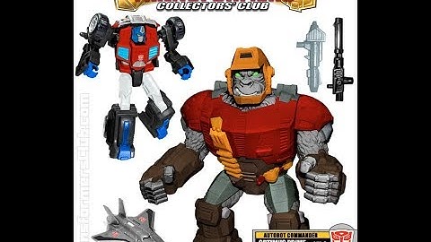 Transformers Collectors Club  Subscription Service 5.0 Pretender Optimus Prime Review