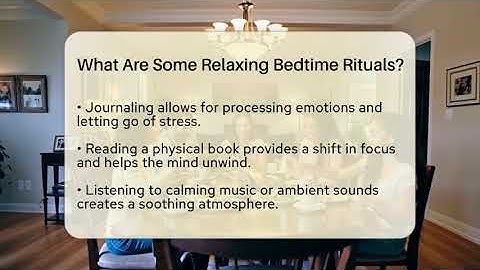 What Are Some Relaxing Bedtime Rituals? - The Personal Growth Path