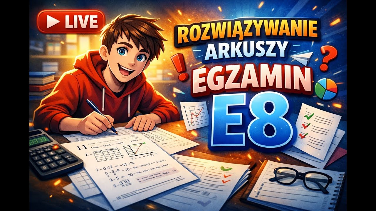 EGZAMIN ÓSMOKLASISTY 2026! - ROZWIĄZUJEMY ARKUSZE