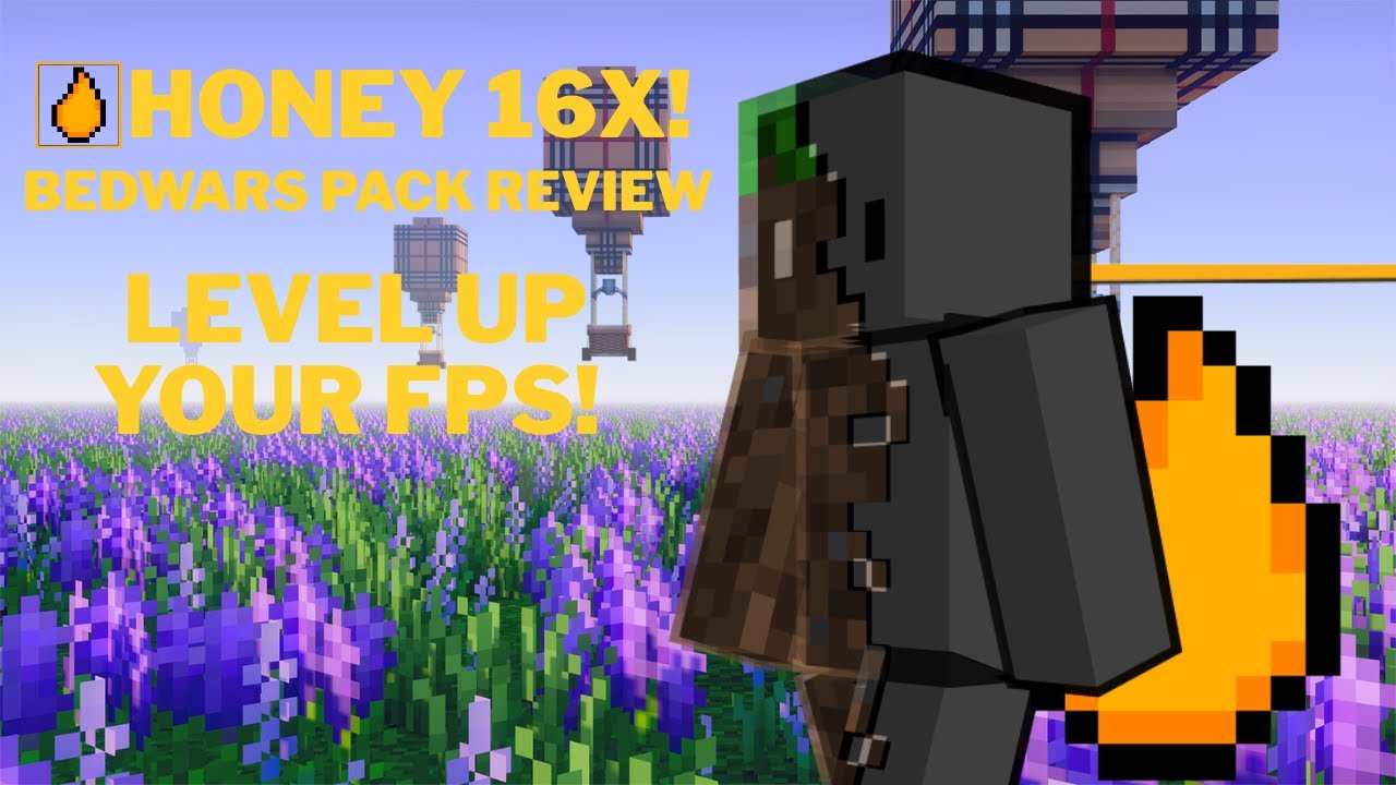 🔥 Best BedWars Texture Pack Review! | Honey 16x FPS Boost