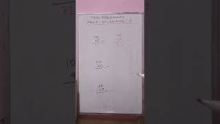 TRIK PENGURANGAN ANGKA BELAKANG 0 ‼️ #belajar #matematikamudah #matematika #shorts