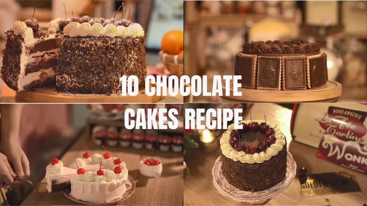 10 Must-Try Chocolate Cakes for the Ultimate Dessert Lover : Black Forest, Ganache & More   🍫