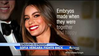 Sofia Vergara Fights Back Over Battle Over Embryos1:41