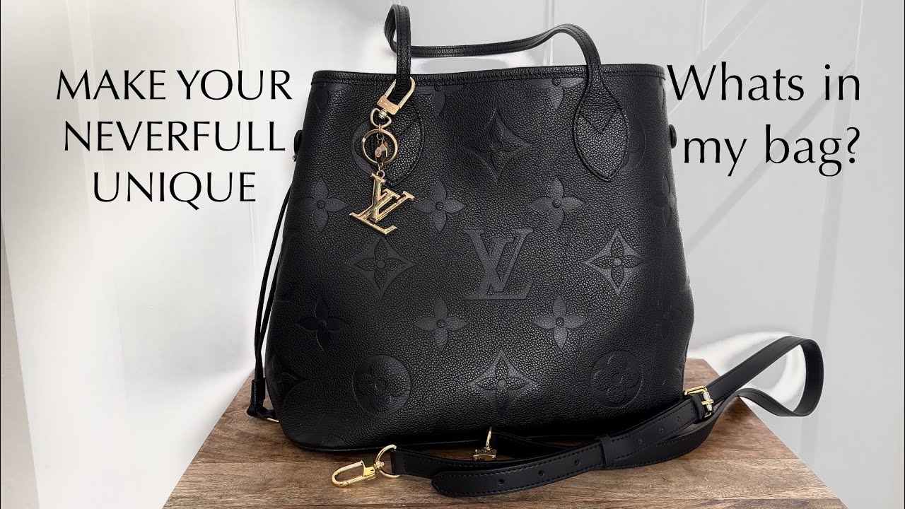 When you get a Louis Vuitton Neverfull bag the straps come straight but  over time they flop. T…