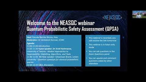 NEASQC webinar - 21/02/2022 - Quantum Probabilistic Safety Assessment (QPSA)