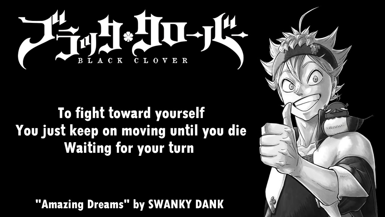 Black Clover Ending 2 Full Amazing Dreams By Swanky Dank Lyrics Chords Chordify - black clover roblox id