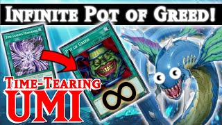 Pot of Greed Every Turn With Time-Tearing Umi - Yugioh MasterDuel Ranked Gameplay and Decklist