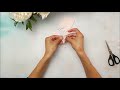Bomb Peony Crepe Paper Flower Tutorial