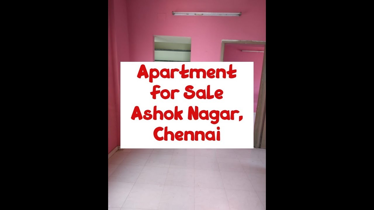 Apartment for Sale at Ashok Nagar, Chennai Rs. 32 Lakhs World New
