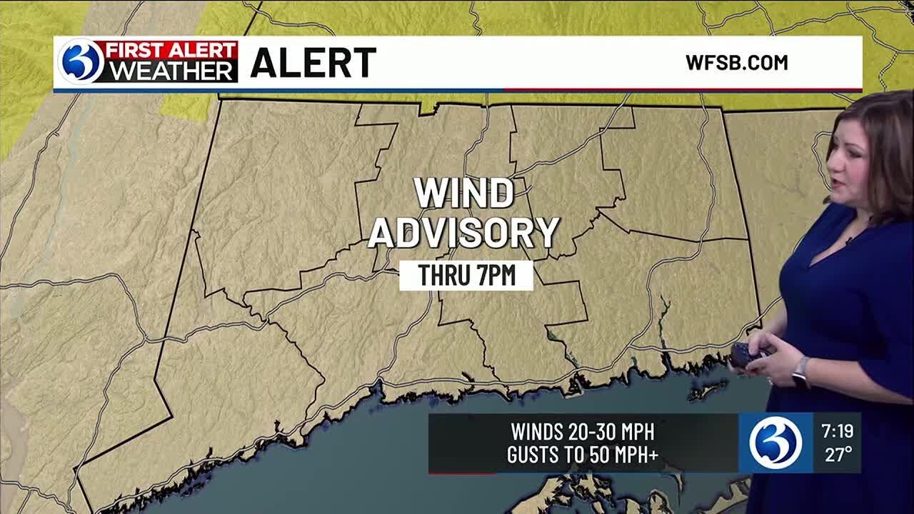 FORECAST: First Alert Weather Day continues for strong winds tonight ...