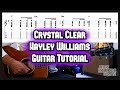 How To Play Hayley Williams Crystal Clear Guitar Lesson Tutorial