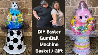 DIY Easter GumBall Machine Basket / Gift / Dollar Tree DIY