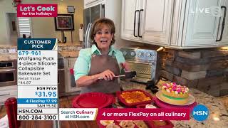 Wolfgang Puck 4Piece Silicone Collapsible Bakeware Set