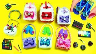 How to make miniature stuff - 20 easy diy doll crafts in 10 minutes
accessories each less than 1 minute!!! s...