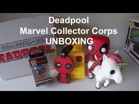 Funko Marvel Collector Corps Box Deadpool Unboxing