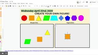 Geometry Unit Daily Plans - Google Slides