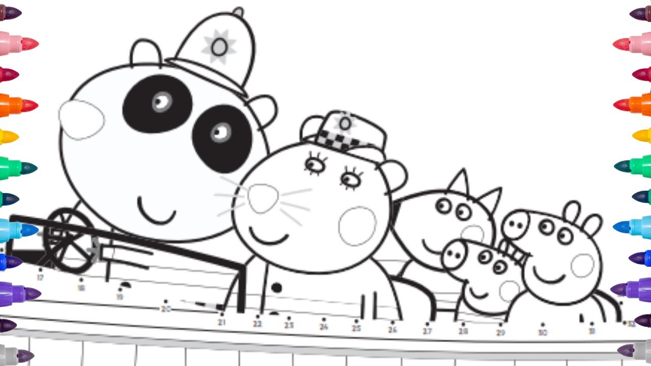 Peppa Pig para Colorir 4  Peppa pig cartoon, Peppa pig, Coloring pages