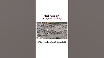 First Rule of programmer #developer #programming #coding #developerlife #learning
