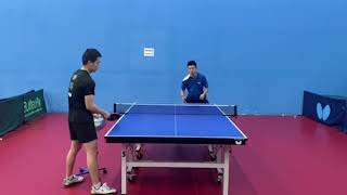Butterfly Training Tips with Tian Ye - Backhand Loop against underspin using multi-ball