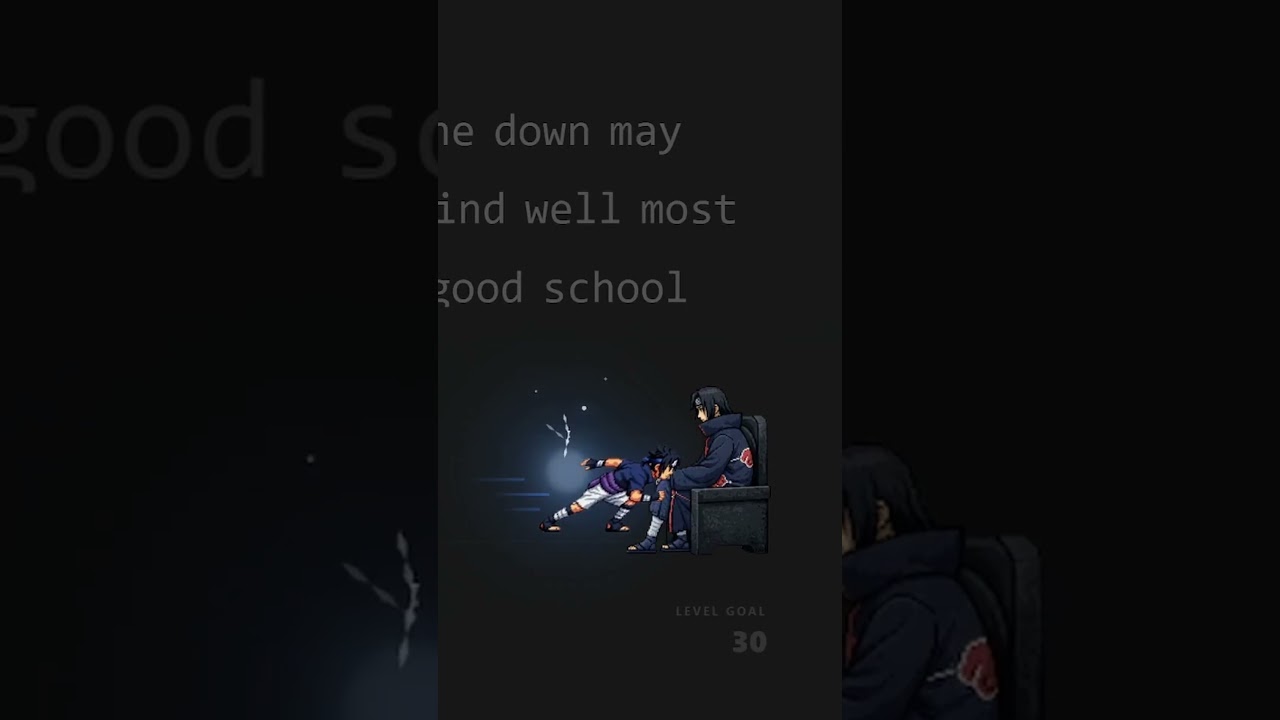 Itachi vs Sasuke Typing Battle! "Omae wa Yowai" 