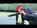 Using Apex Serve Stand | Proton Ball Machine on Serve Stand