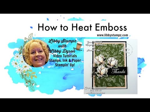 How To Heat Emboss - YouTube