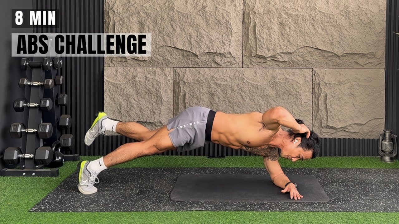 8 Min ADVANCED ABS Workout | TOTAL KILLER AB | No Equipment - YouTube
