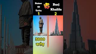Statue Of Unity Vs Bruj khalifa? youtubeshorts viral shorts @MRINDIANHACKER @CrazyXYZ