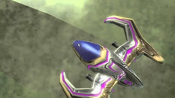 SC2 model - flying protossish unit