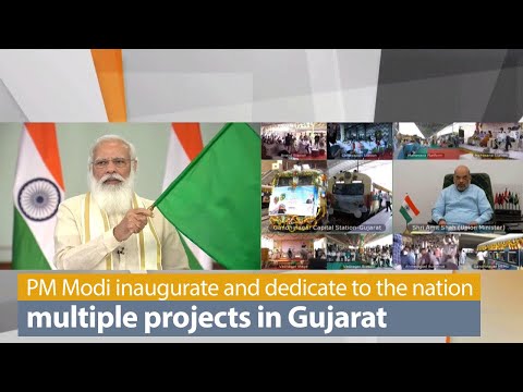 PM Modi inaugurate and dedicate to the nation multiple projects in Gujarat | PMO