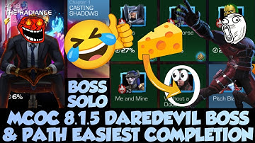 MCOC 8.1.5 (Without a Doubt) BOSS & PATH EASIEST COMPLETION #marvel #mcoc